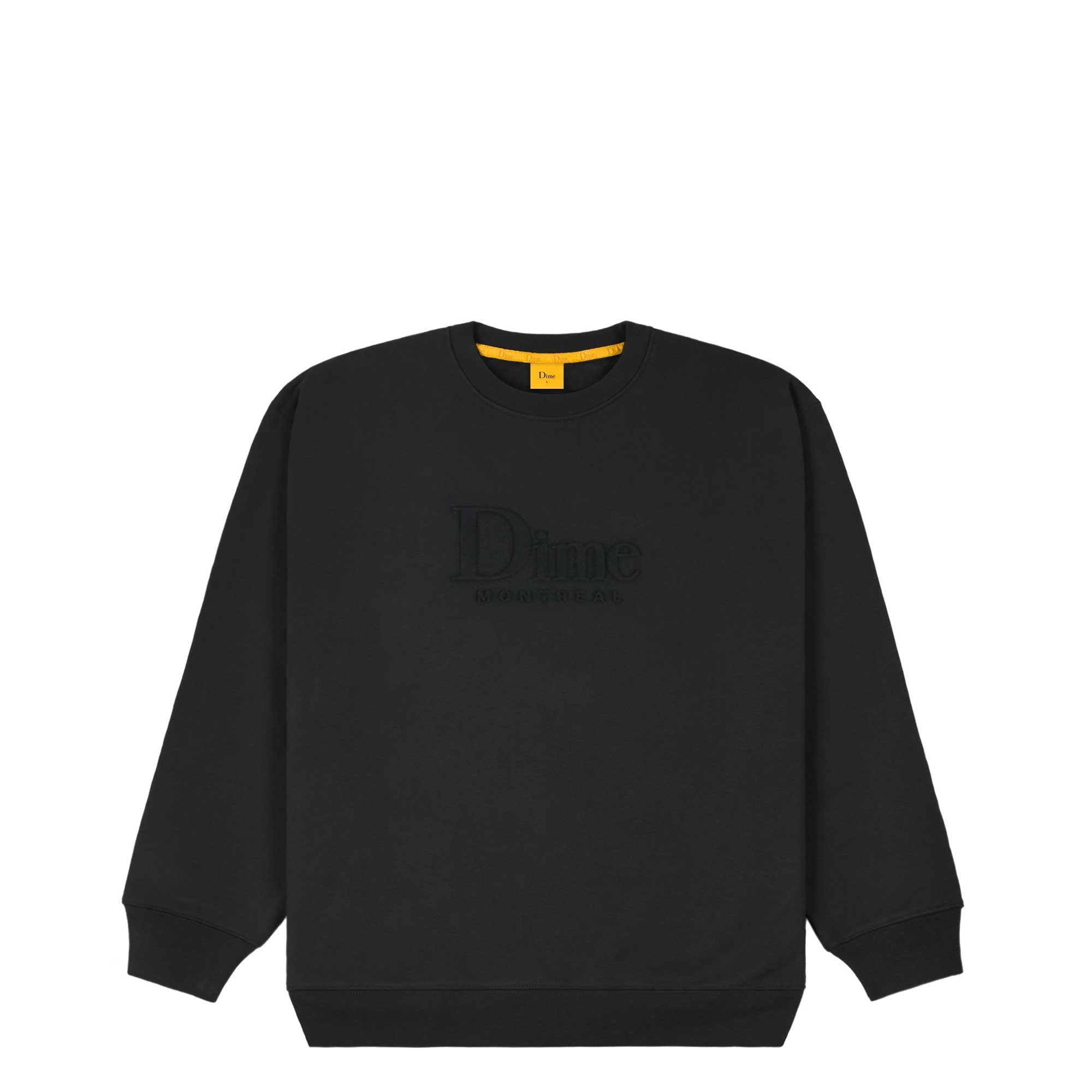 Dime Dimepedia Crewneck, autumn red - Tiki Room Skateboards