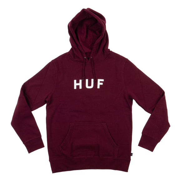 huf og logo pullover hoodie