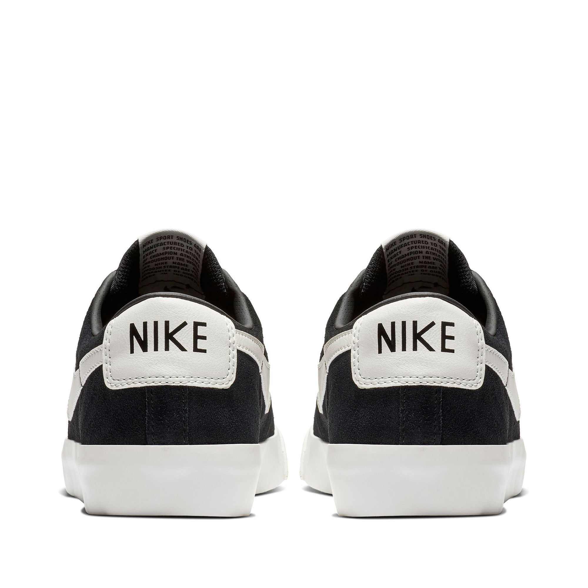 nike sb blazer low gt black white