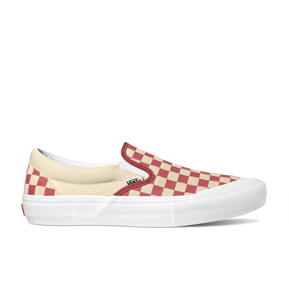 vans slip on pro checkerboard