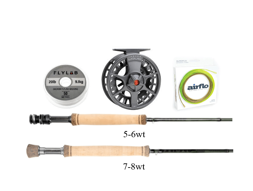 Primal Ripper 9Ft 6Wt Fly Rod Combo With Surge Reel