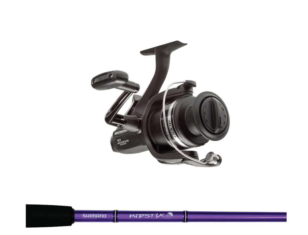 Fish City Hamilton – Shimano Baitrunner ST4000 & Kidstix Pink 5'5 4-6kg  Kids Combo