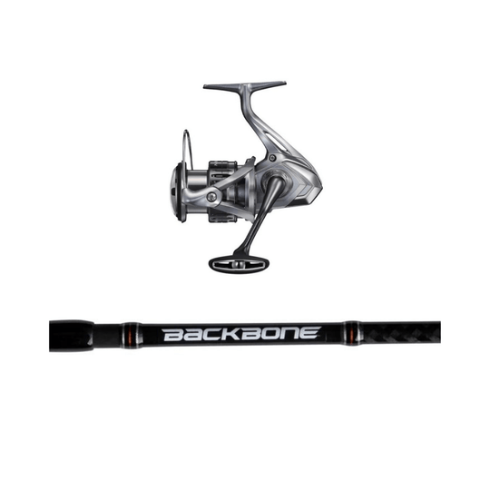 Shimano Nasci 4000XG FC & Backbone 5-8kg 7' 2pce Softbait Combo