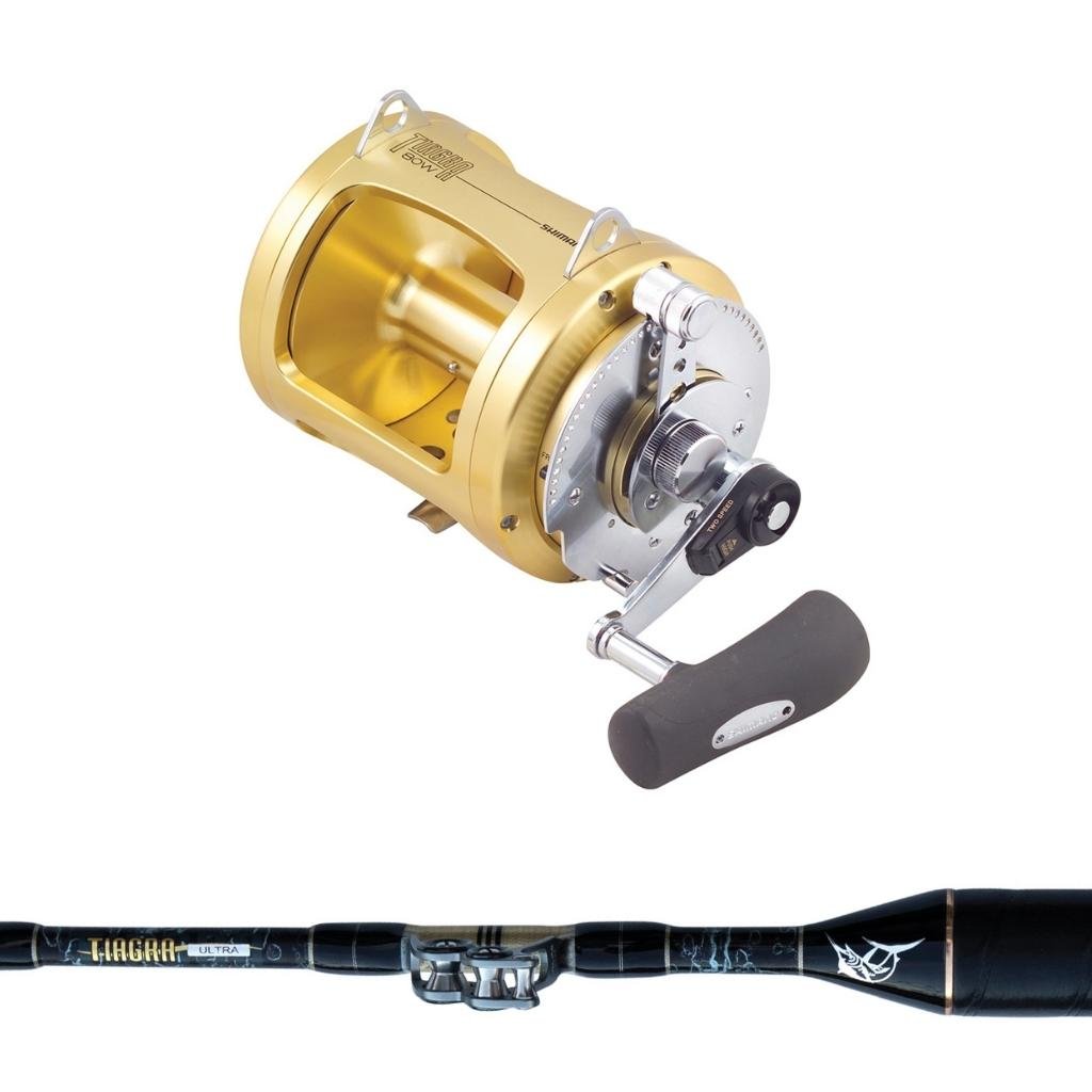 Fish City Hamilton – Shimano Tiagra 80W & Abyss SW 5'6 60-100lb Adjustable  Butt Game Combo