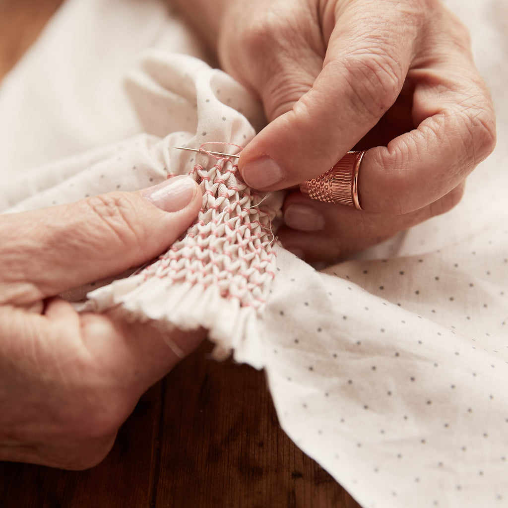 Hand-made Embroidery Made in London - Strawberries & Cream