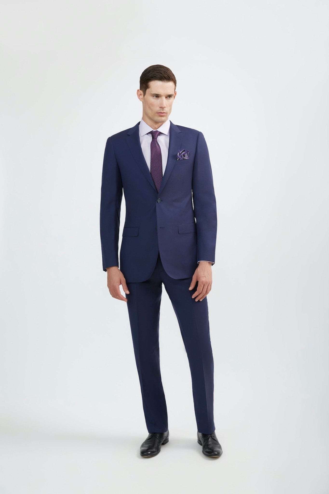 Luxurious Blue Suit for Men  Shop Timeless Navy Blue Italian Wool