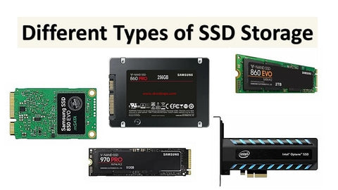 Types of SSDs, which is better? M.2 or Sata or PCIe