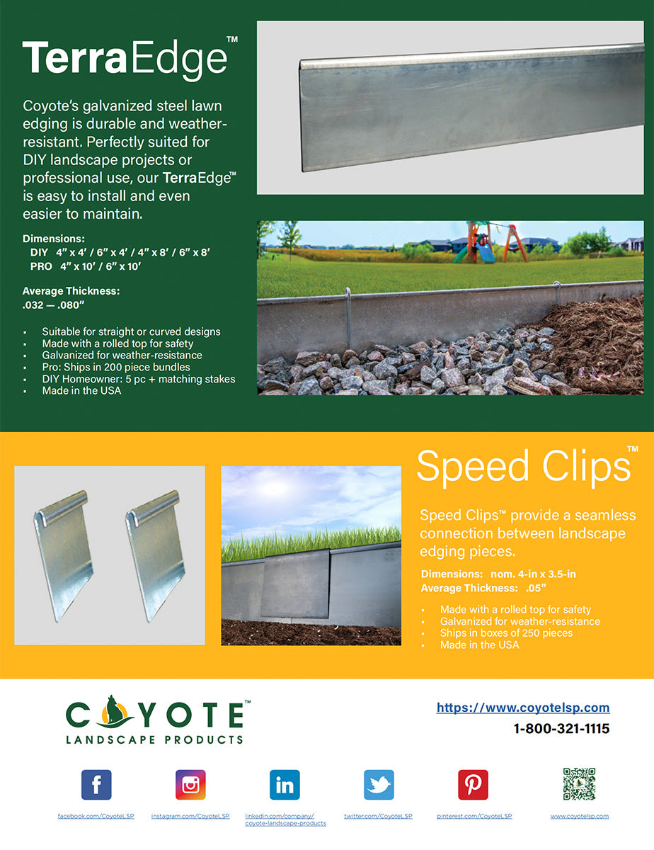 Coyote Landscape Edging TerraEdge Brochure
