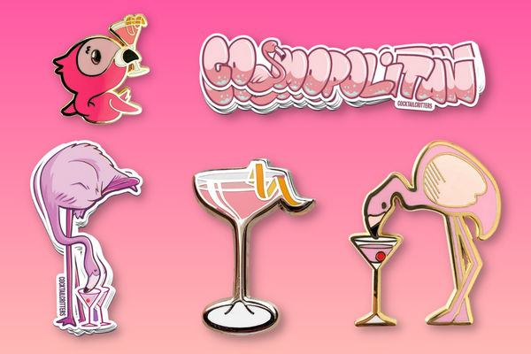 Cocktail Critters - Cosmopolitan Accessories 