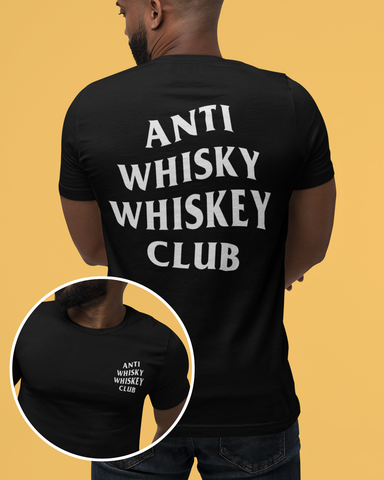Anti Whisky Whiskey Club T-Shirt by Cocktail Critters