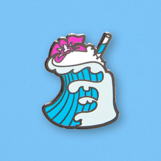 Cocktail Critters Turtle (No Straws) Enamel Pin