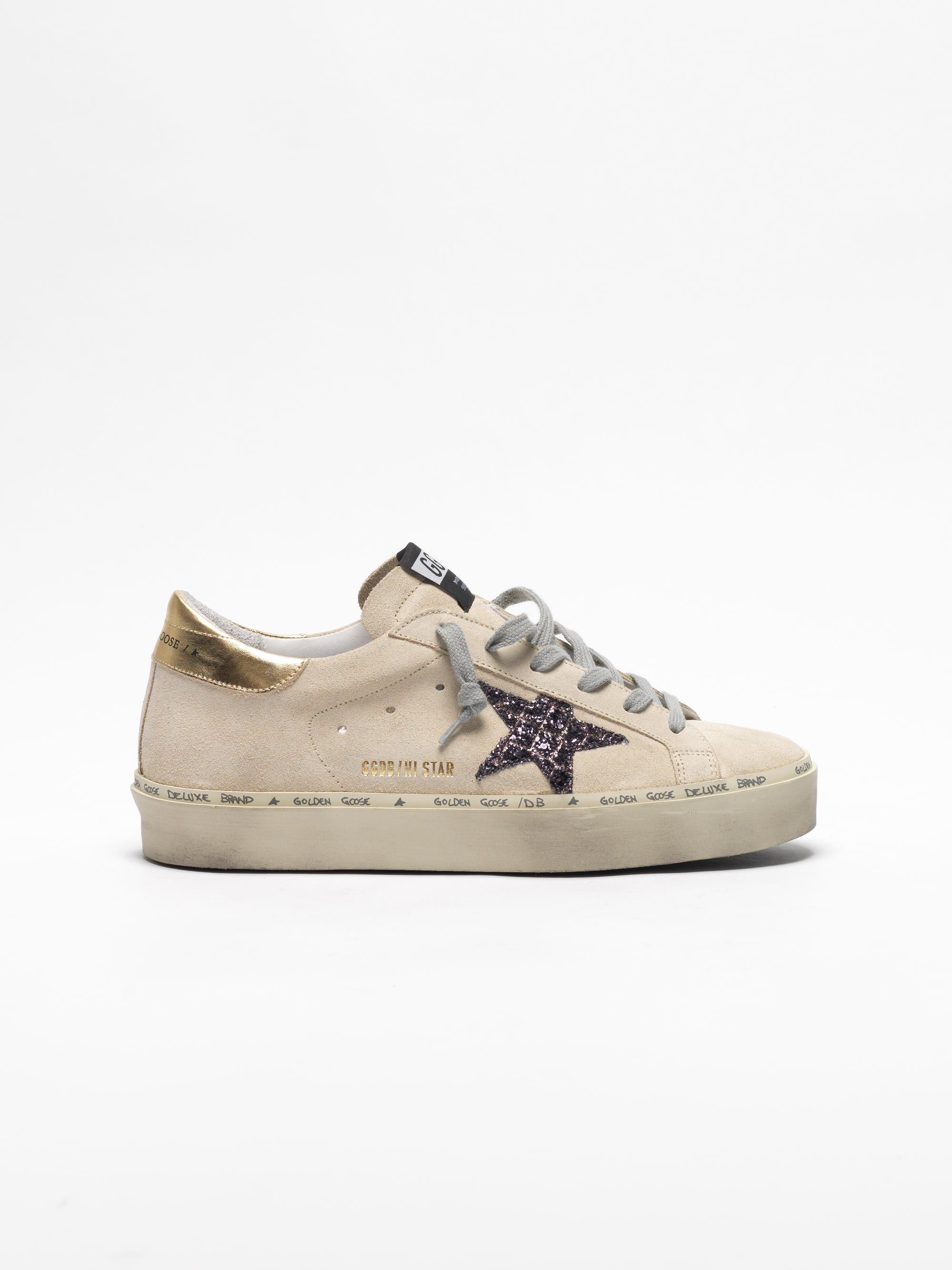 golden goose sneakers with pearls