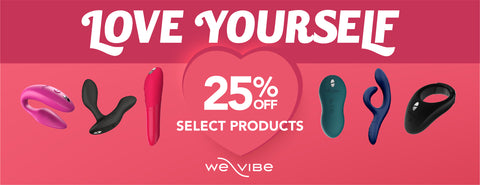 Select We-Vibe toys are 25% off