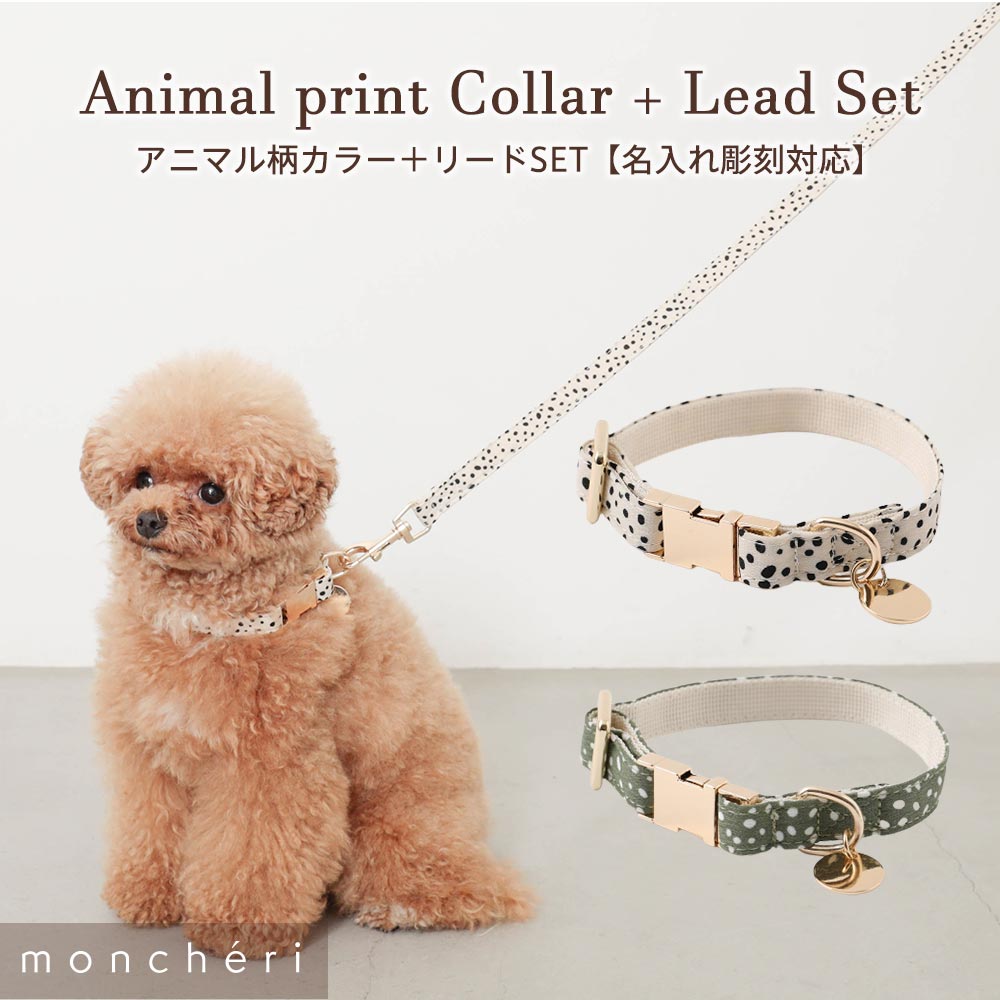 Small dog/collar/name sculpture/lost child bill/fashion/Korean style/animal pattern/Dalmatian pattern/thumbnail