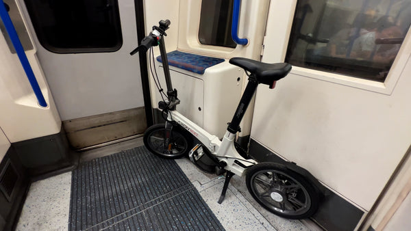 Lightweight bike on the train