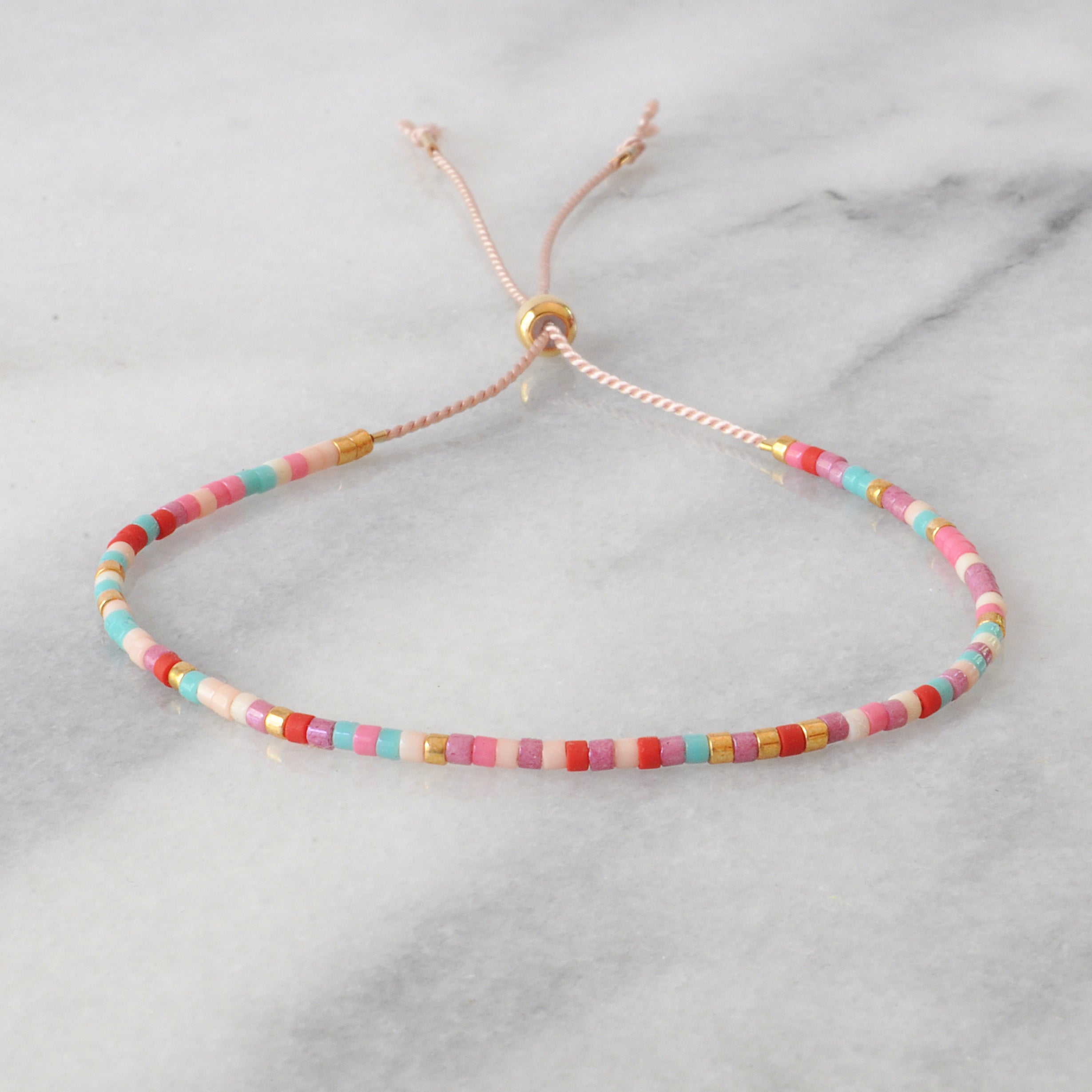 Beaded String Bracelets | Handmade by Libby & Smee