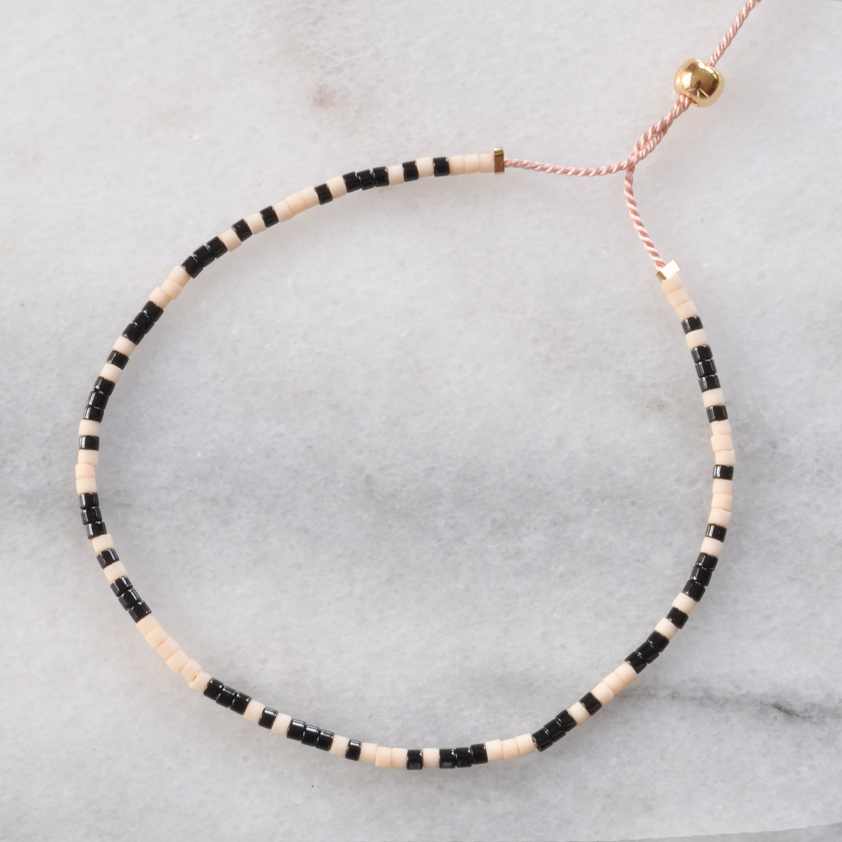 F*CK CANCER Morse Code String Bracelet | Handmade by Libby & Smee