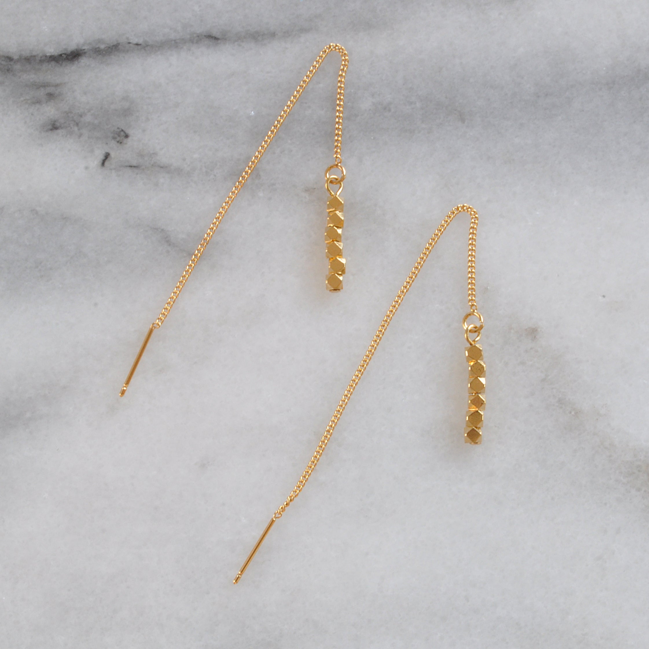 Gold Chain Earrings | Handmade by Libby & Smee