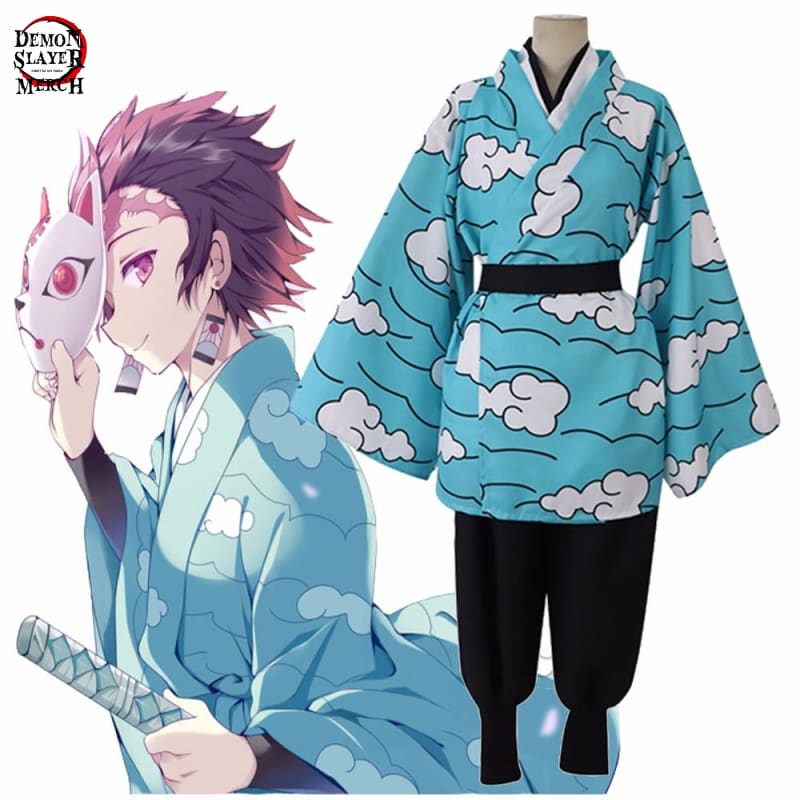 Tanjiro Blue Kimono Drawing - Customize your avatar with the tanjiro ...