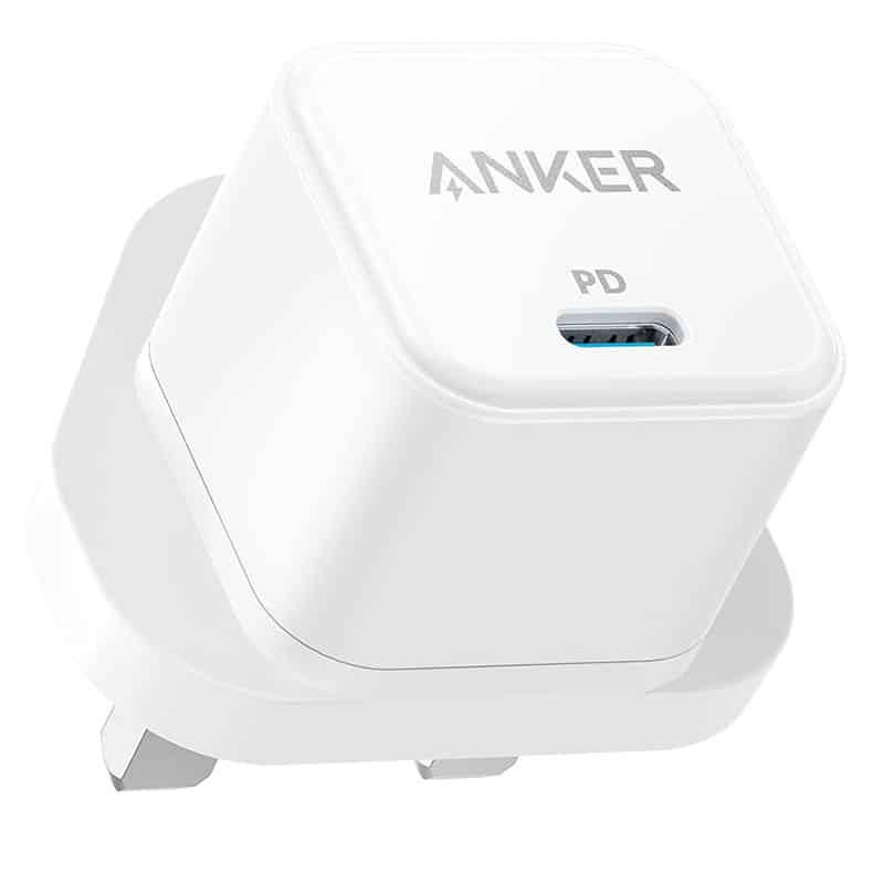 Chargeur universel Anker Mini PowerPort III USB-C 30W Blanc - Chargeur pour  téléphone mobile