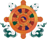 Wheel of weapon - eight auspicious symbols