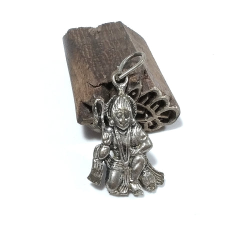 Hanuman in silver