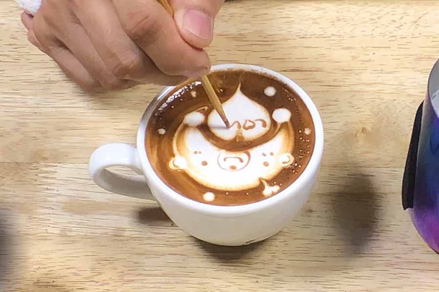 Step 11 - Latte art
