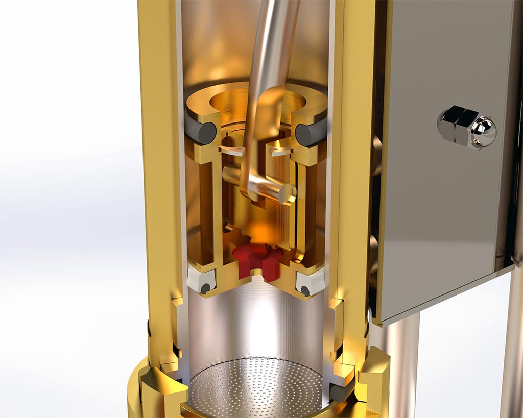 Illustration of the piston mechanism