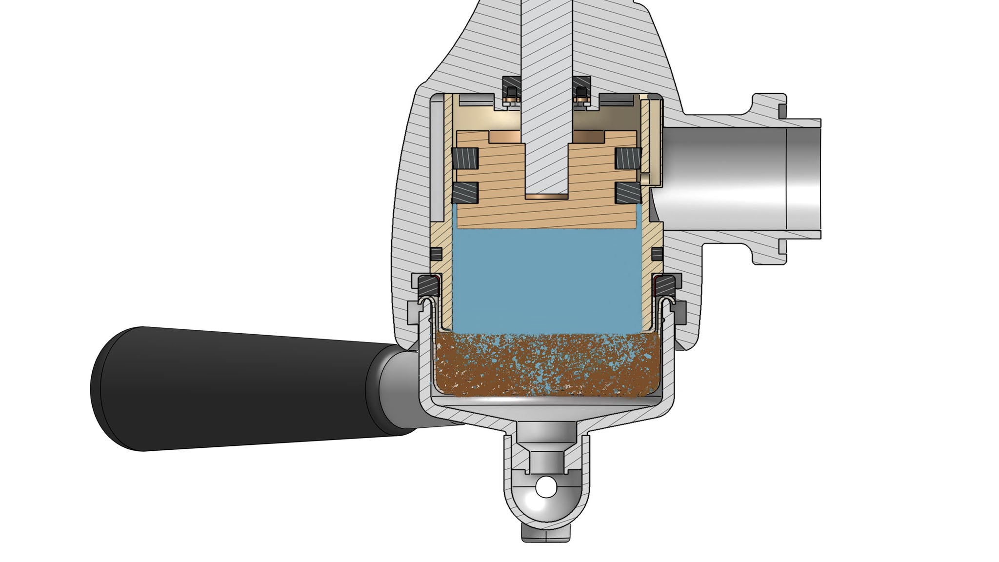 Illustration of how a preinfusion works