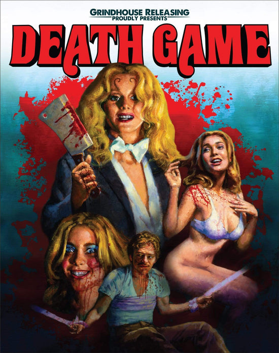 DEATH GAME (1977) 2 disc Blu-ray Set: Embossed Slipcover