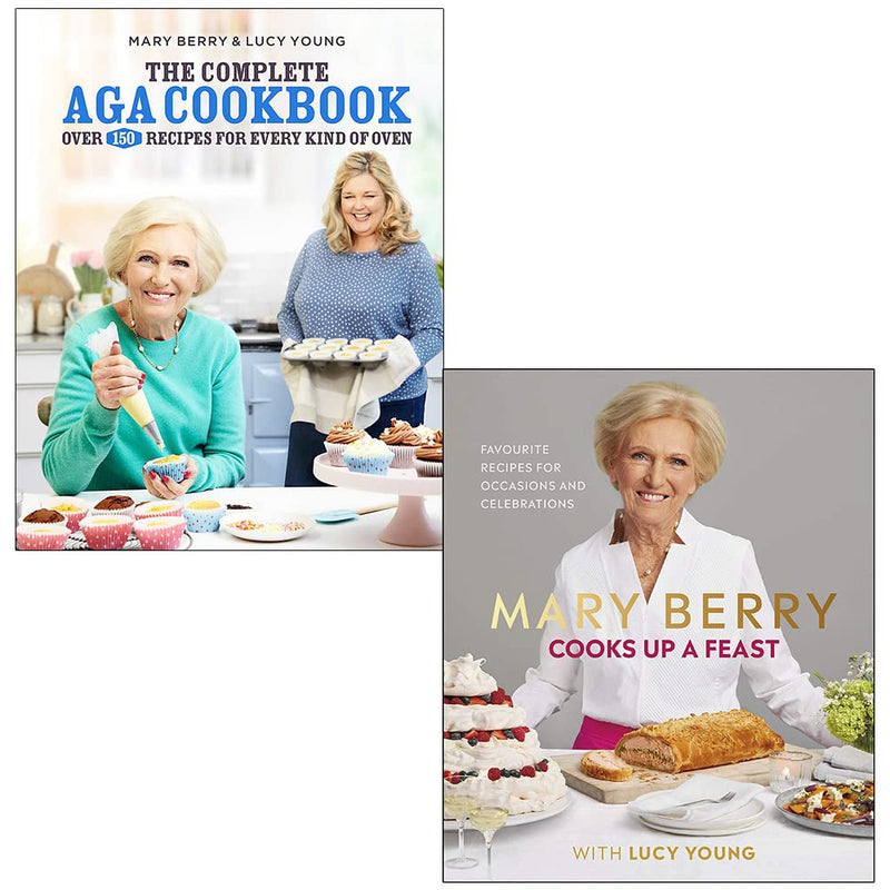 The Complete Aga Cookbook & Mary Berry Cooks Up A Feast 2 Books Collec