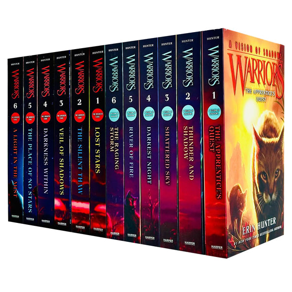 Warrior Cats Series 4: Omen of the Stars 6 Books Box Set Coll by Hunter,  Erin 9780062268877
