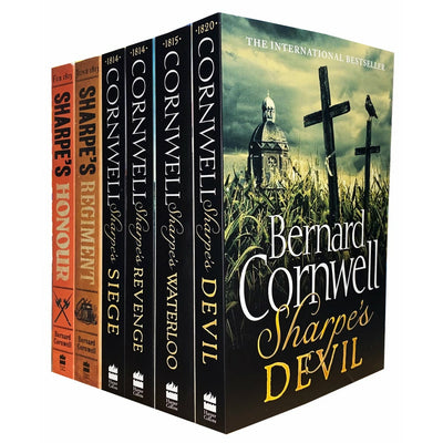Bernard Cornwell Richard Sharpes Series 16 To 21 - 6 Books Set ...