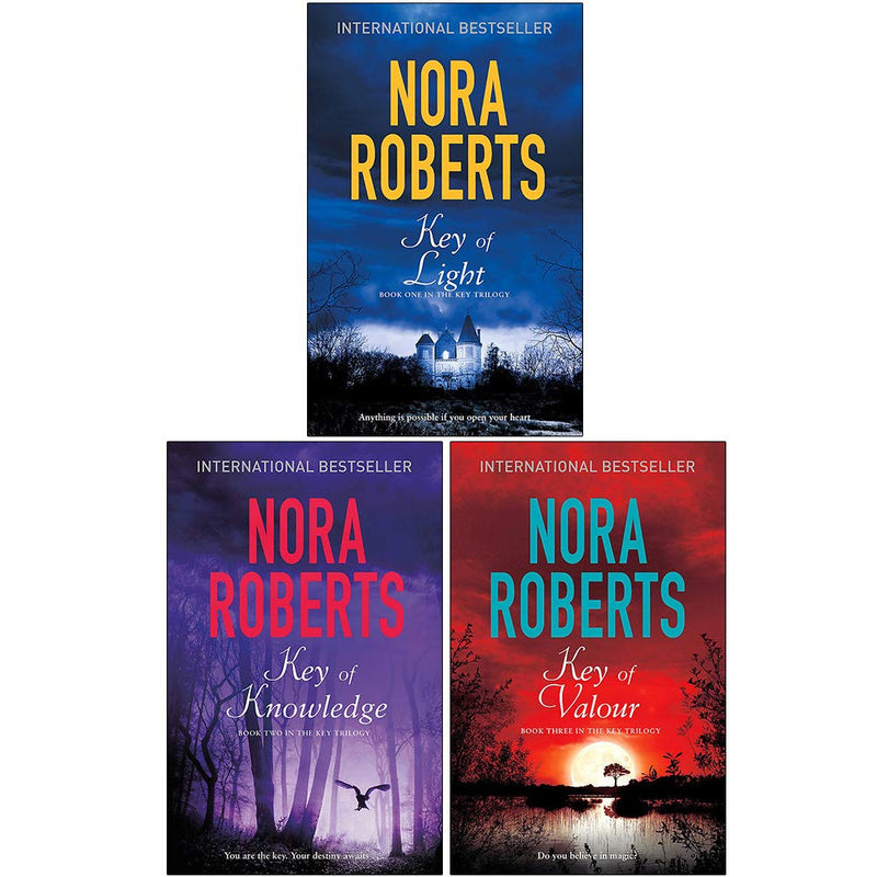 Key Trilogy Series 3 Books Collection Set By Nora Roberts (Key Of Ligh