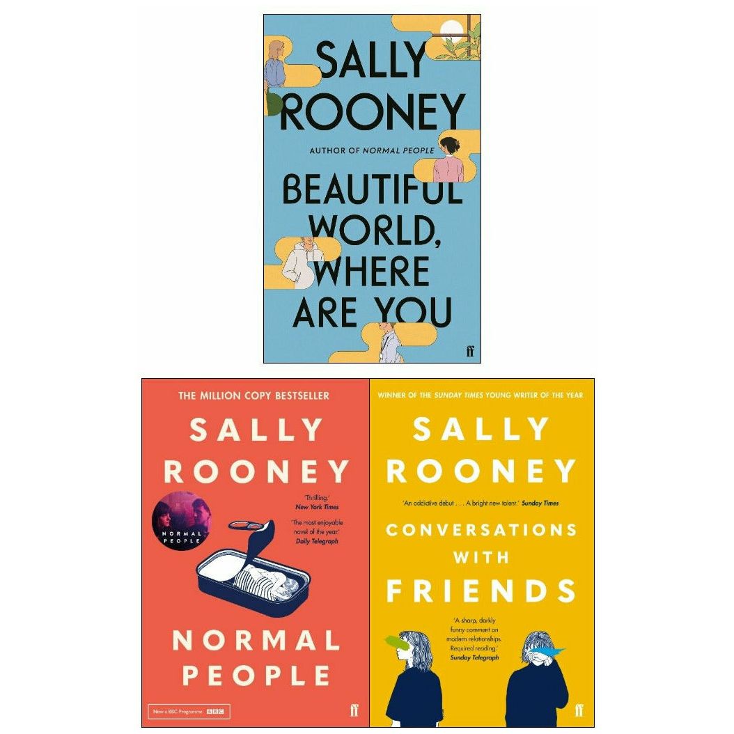 Sally Rooney Collection 3 Books Set Beautiful World Where Are You