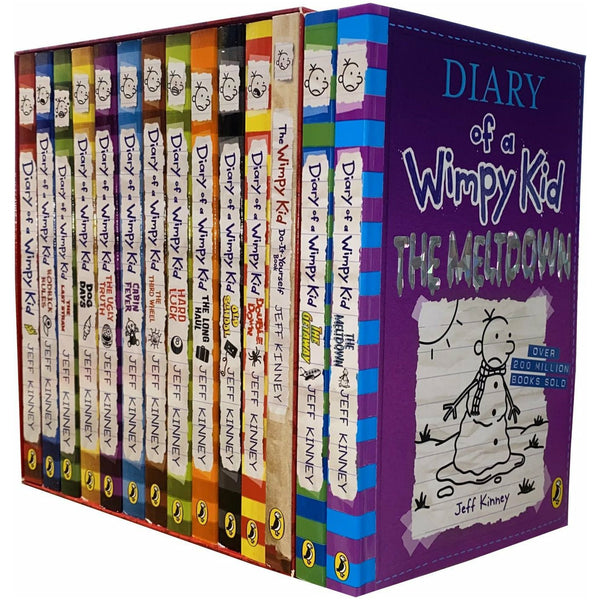 Diary of a Wimpy Kid 13 Books Set by Jeff Kinney The Getaway