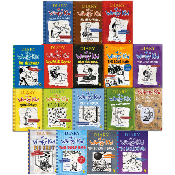 Diary Of A Wimpy Kid Collection 12 Books Set By Jeff Kinney: Jeff Kinney:  9789526527604: : Books