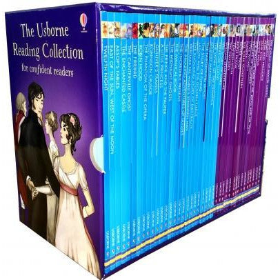 Usborne Reading Collection 40 Books Box Set Series Confident Readers Age 6+