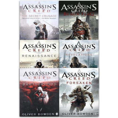 Assassins Creed 1-10 Books Collection By Oliver Bowden - Fiction