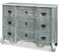 French Blue Farmhouse Chest