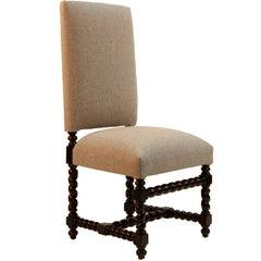 Spiral Leg Spanish Dining Chair