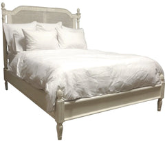 Romantic Shabby Chic Cane Back Bed