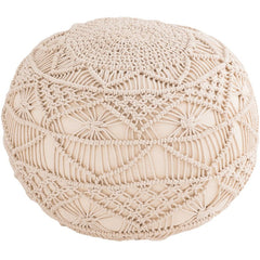 Lilou Boho Woven Ottoman