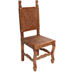 Prado Tooled Leather Dining Chair