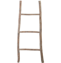 Rustic Natural Oak Wood Ladder