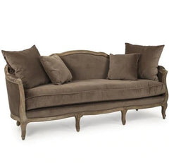 Brown Velvet Maison Sofa