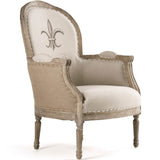 French Fleur Jute Chair