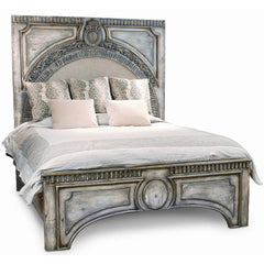 Ornate Gray Wash Amelie Bed