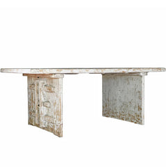 Salvaged Door Dining Table