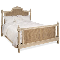 French Medallion Cane Bed